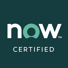 ServiceNow certified badge